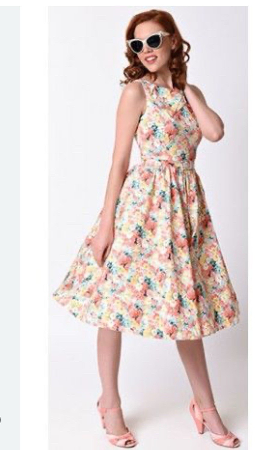 Voodoo Vixen Floral Dress