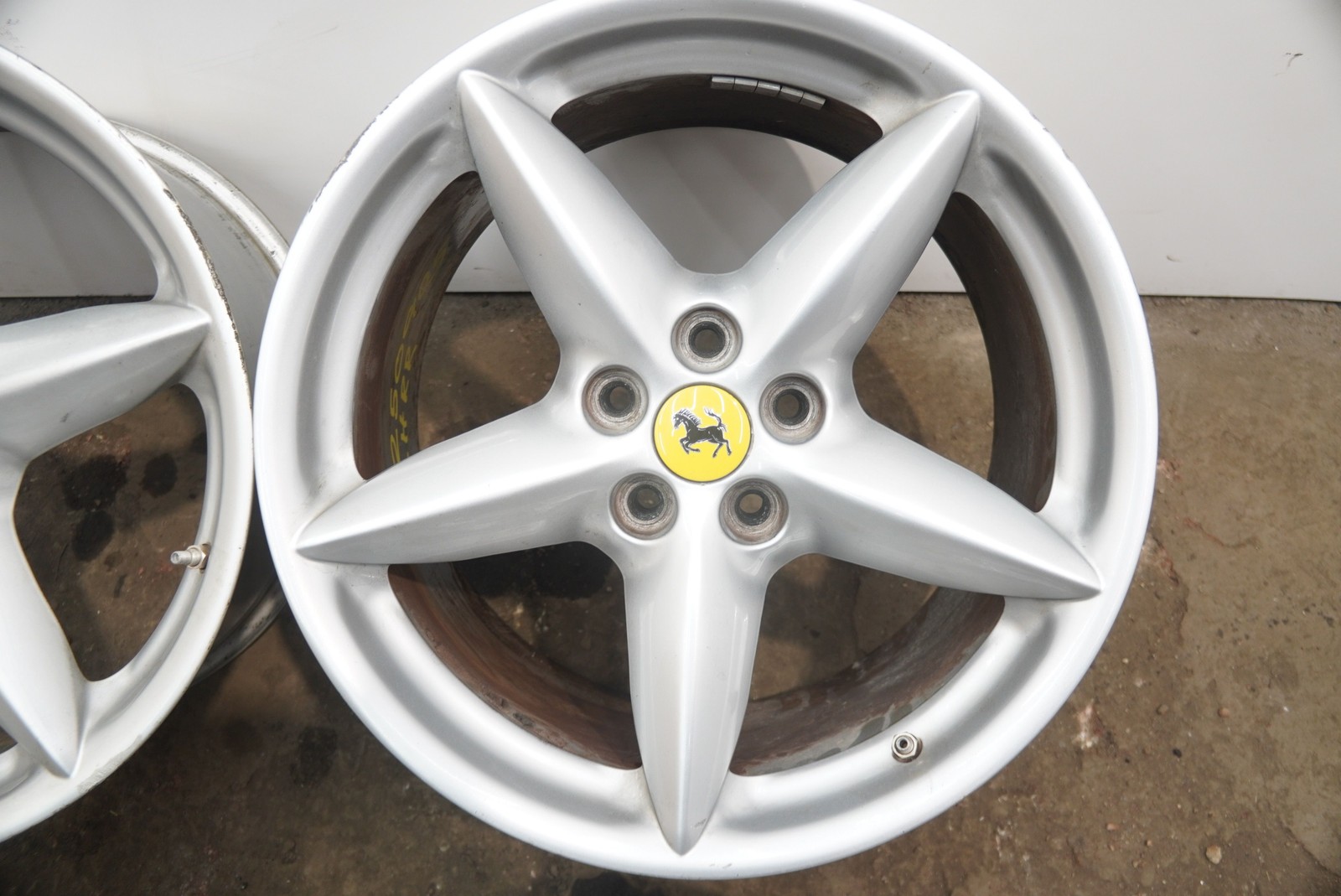 Set Front 18X7.5" Rear 18X10" Wheel Rim 164173 164175 Ferrari 360 Modena Spider