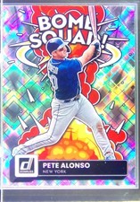 2022 Donruss Pete Alonso #BS-7 Mets Bomb Squad Diamond