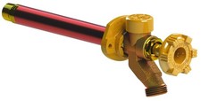 Woodford 17C-6-MH Model 17 Wall Faucet, 6-Inch, C Inlet, Metal Handle