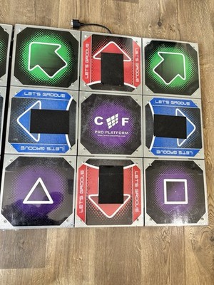 2 Cobalt Flux Dance Dance Revolution Pads Pro Platform PlayStation
