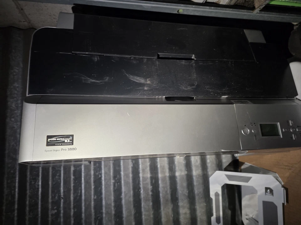 Epson Stylus Pro 3880 K141A Large Format Color Inkjet Printer w/ Power Cord OBO  - Image 3 of 3