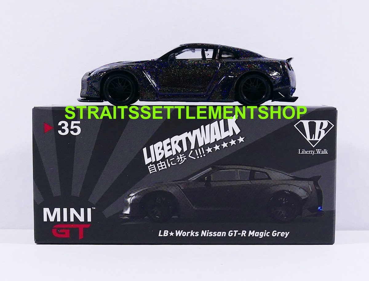 MINI GT LB★Works Nissan GT-R Magic Grey MINI GT 35 Nissan GT-R Magic Grey MINI GT China Exclusive