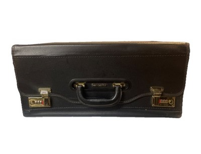 Vintage Samsonite Locking Black Pilot Case Authentic Vintage Large Briefcase