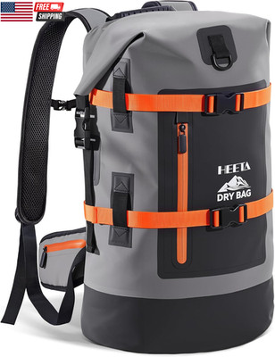 Dry Bags Waterproof Backpack 40L for Men & Women, Roll Top Heavy Duty Cushioned