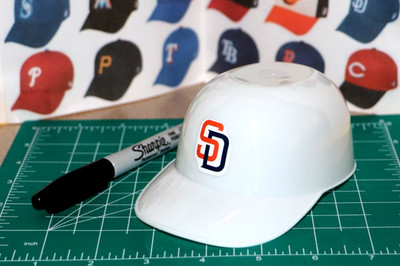 2026 Padres CITY CONNECT Ice Cream Helmet Sundae Hat Bowl *with CUSTOM DECALS*