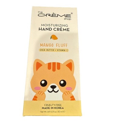 THE CREME SHOP HELLO KITTY MANGO FLUFF MOISTURIZING HAND CREAM 1.69 OZ