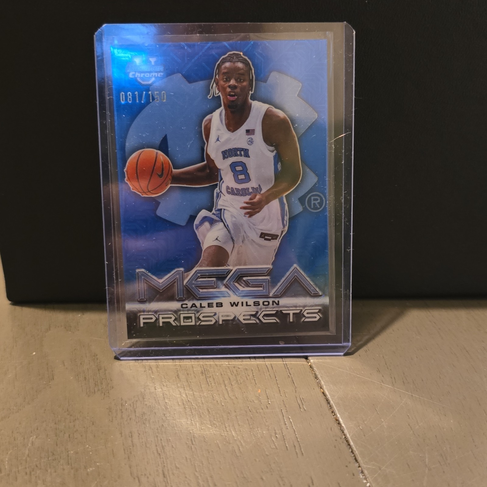 2025-26 Bowman Basketball  Caleb Wilson Mega Prospects Blue 81/150 Color Match!