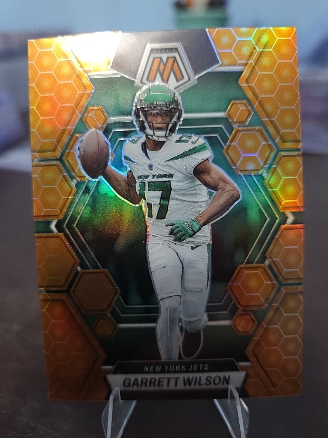 2023 Panini Mosaic - Garrett Wilson #75 Honeycomb Prizm