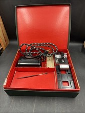 Stereo Realist 3D Slide Maker Collectors Box Accessories Cutter Rare UNTESTED