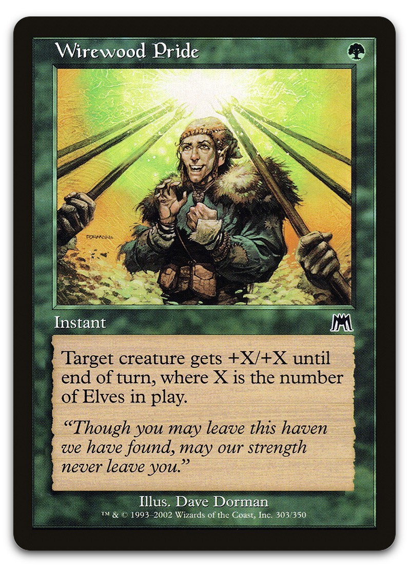 Wirewood Pride #303 (LP) Onslaught ONS Magic MTG