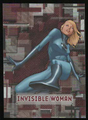 2012 Marvel Beginnings 3 PRIME MICROMOTION Etched Foil #M3-22...INVISIBLE WOMAN