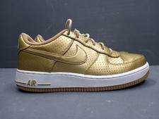 Nike Air Force 1 Low '07 LV8 'Gold Shoes Youth Boys Size 7 Sneakers 820438-700