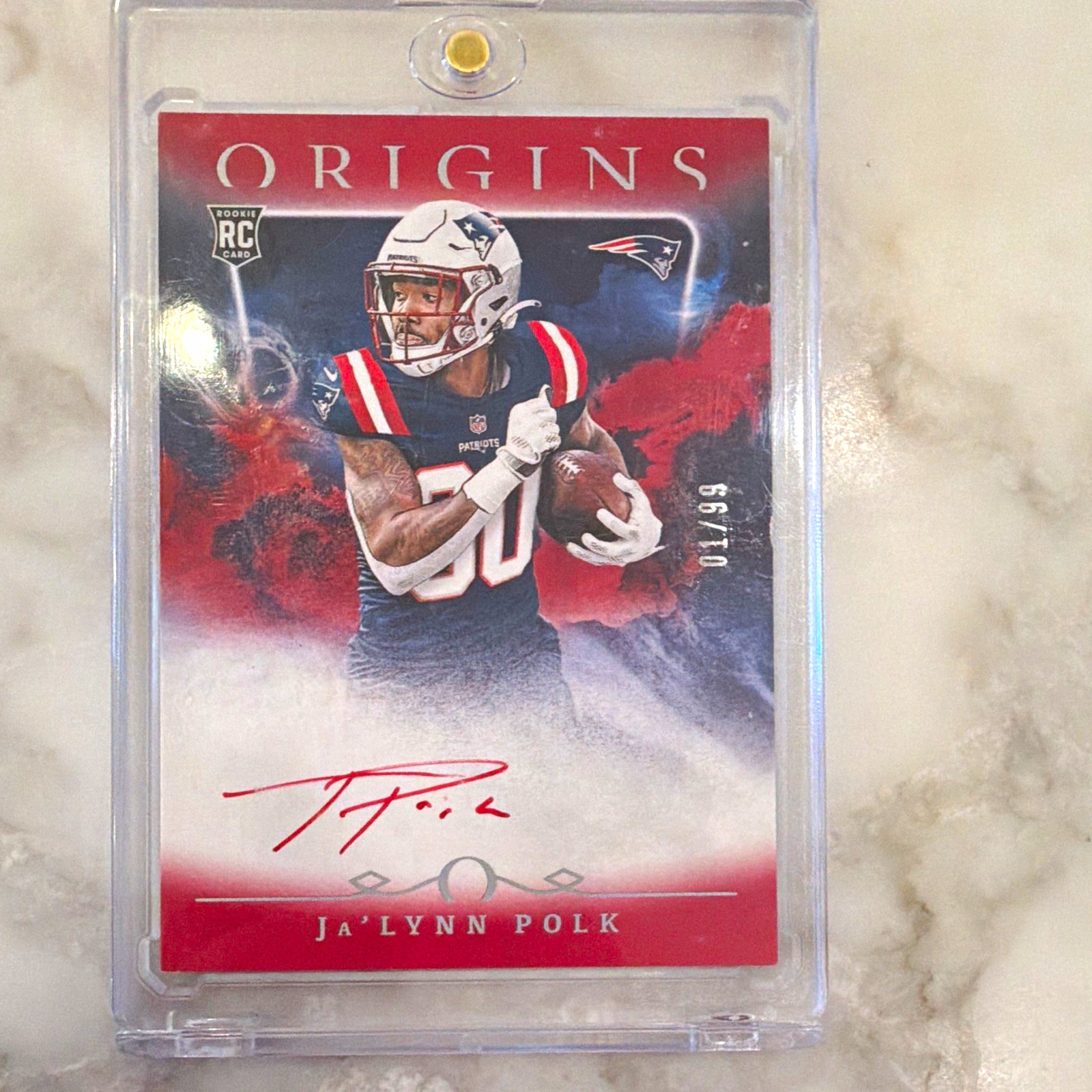 Ja'Lynn Polk Panini Origins Rookie Autographs #RAUJPO Base