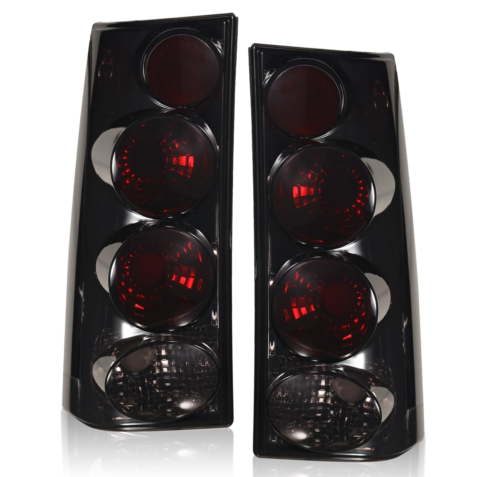 Boine Tail Light Compatible With 2003-2023 Chevy Express GMC Black Smoke 