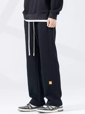 Ins Hong Kong Style Loose Sports Trend Versatile Men's Straight Leg Casual Pants