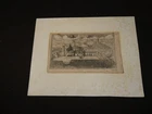 Original copperplate Bavaria monastery Beuerberg - 1687