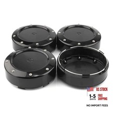 4pcs Wheel Center Caps for Mayhem Wheels Center OD 5.1in / ID 4.84in Black