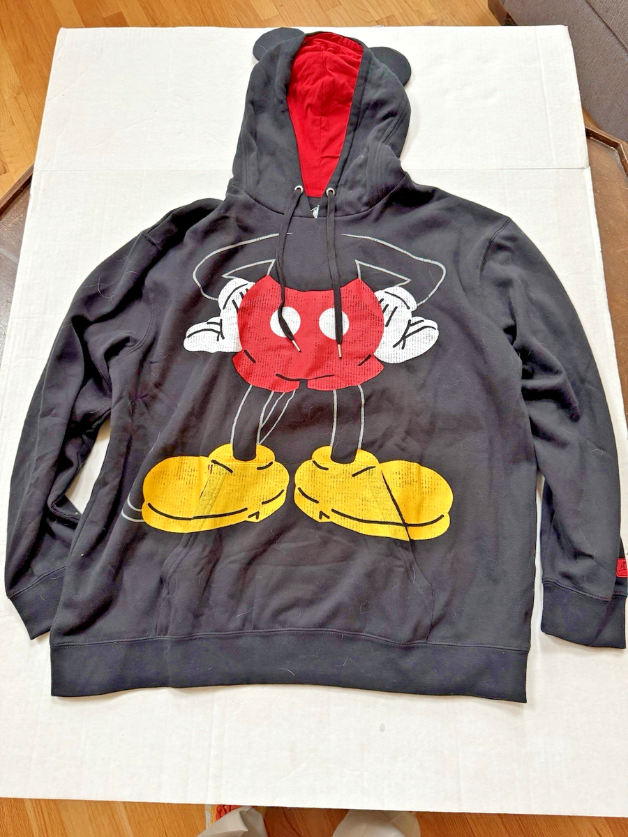 Disney Parks I Am Mickey Mouse Pullover Hoodie 3D Ears Graphic