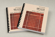 HP-41CX Owner's Manual Volume 1 2: Basic Operation and Operation in Details
