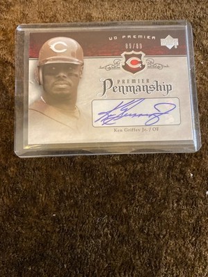 2007 Upper Deck Premier Auto Ken Griffey Jr 89/89