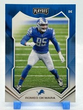 Romeo Okwara 2021 Panini Playoff #135 - Detroit Lions