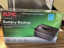 APC Back-UPS 550VA BE550G 8-Outlet Power Supply 330W
