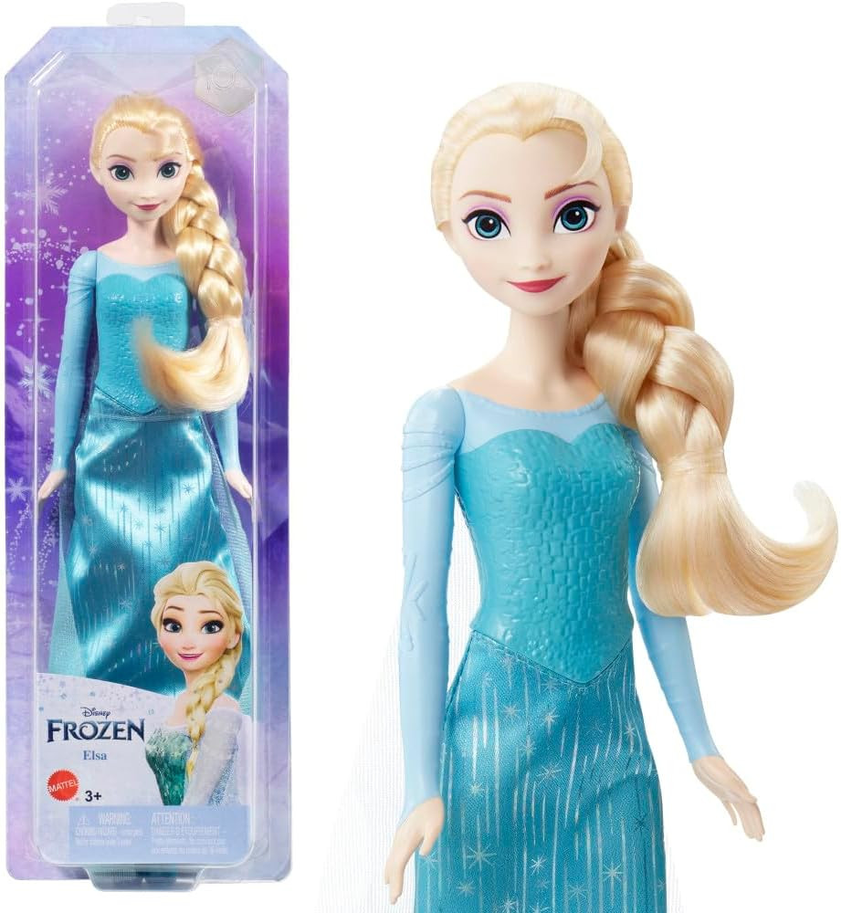 Disney Princess Dolls, Elsa Posable Fashion Doll with Signat