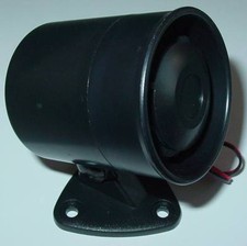 Piezo Alarmsirene, Mini Qualit&auml;ts Sirene, Alarmanlage, 12Vdc, 115dB AS2