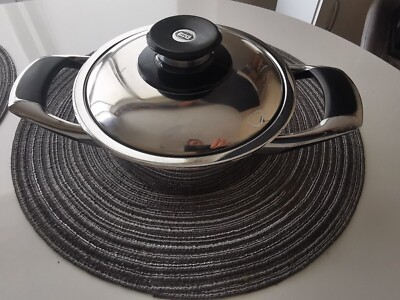 AMC Topf 16cm,  Tiefe 6 cm, 1,3 Liter,  mit Deckel Induktion