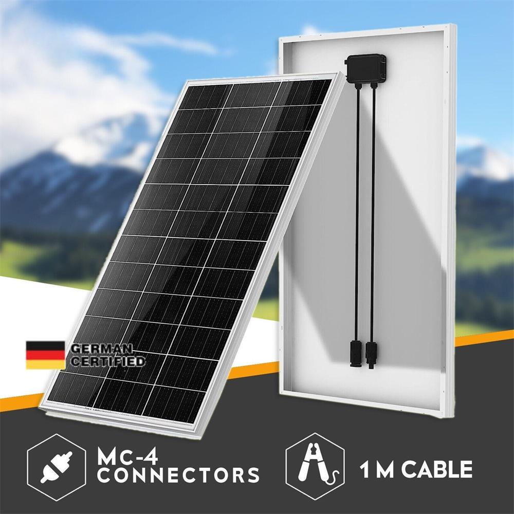 200W 12V Monocrystalline Solar Panel Module PV Power for Battery Charging Boat