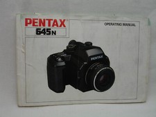PENTAX 645n CAMERA INSTRUCTION MANUAL GUIDE BOOK ORIGINAL GENUINE