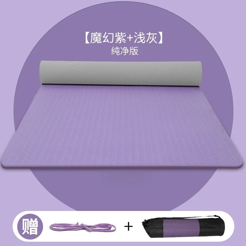 Eco-Friendly Extra-Large Non-Slip Yoga Mat – 6mm or 8mm Thick TPE Material for Pilates, Gym, and Exercise – Durable & Sustainable Design Eco-Friendly Extra-Large Non-Slip Yoga Mat – 6mm or 8mm Thick TPE Material for Pilates, Gym, and Exercise – Durable & Sustainable Design