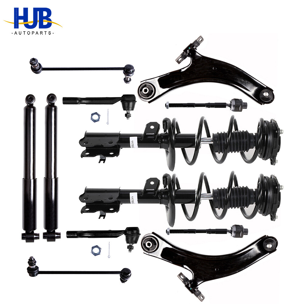 2008-2011 Nissan Rogue Front Suspension Kit – Strut Control Arm Tie Rod