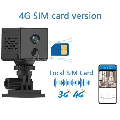 5MP 4G SIM Kard /2,4GHz WLAN Überwachungskamera 3000mAh Akku Mini Kamera mit PIR - Picture 18 of 26