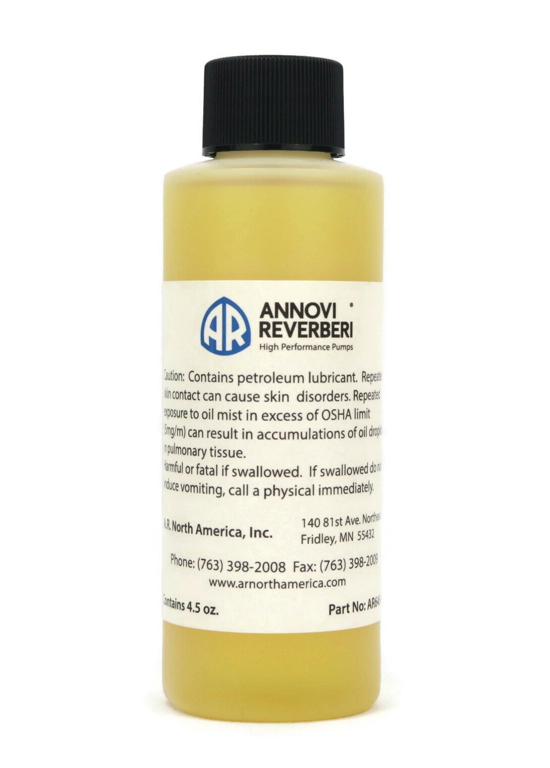 Annovi Reverberi Crankcase Oil 4.5 oz, AR64545, 64545 High Pressure Washer Pump eBay