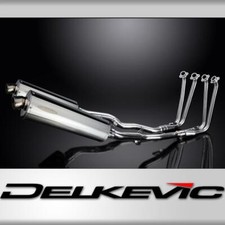 YAMAHA FJR1300 2006-2023 FULL EXHAUST SYSTEM 450mm STAINLESS OVAL BSAU SILENCERS