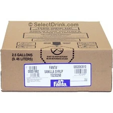 Fanta Vanilla 2.5 Gal BIB Soda Concentrate (Bag in Box)
