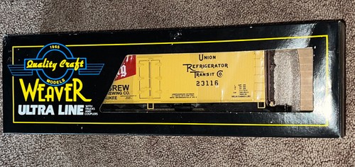 Weaver Escala O ULTRA LINE Union Refrigerator Transit 23116 CAJA COCHE 3 Rieles U3109 | Zustand: New