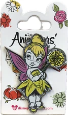 Trading Pin - Disney Disneyland Park - Princess Paris Animator Tinkerbell New