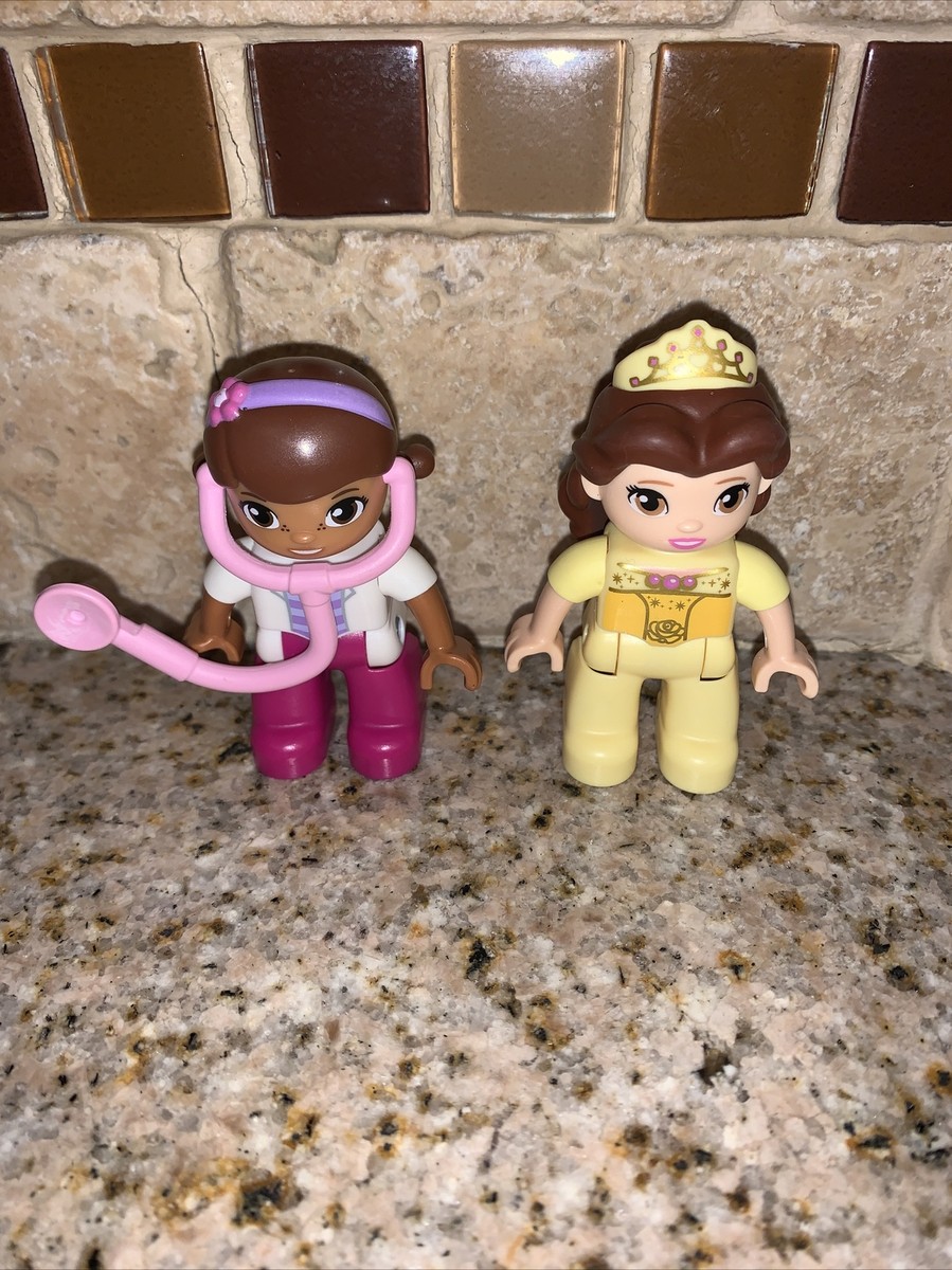 Lego Duplo Figure Belle Disney Princess and Doc Mcstuffins Lot of  Figures J6