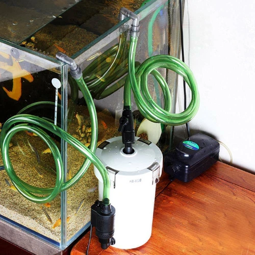 400L/h Canister Pump Filter Set External Filtration Fish Tank Aquarium Marine - Picture 4 of 11