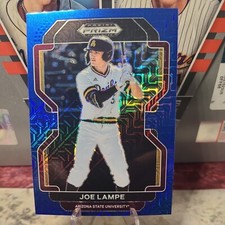 2022 Prizm Draft Picks Baseball Base Blue Mojo #PDP92 Joe Lampe