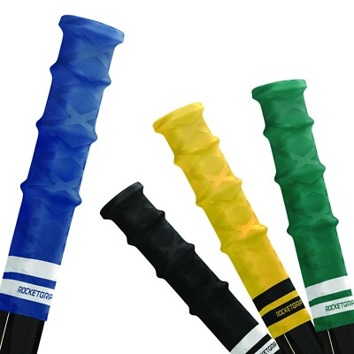 RocketGrip Ice Hockey Grip Tape Handle for Hockey Stick Color Rubber Grip/Wrap