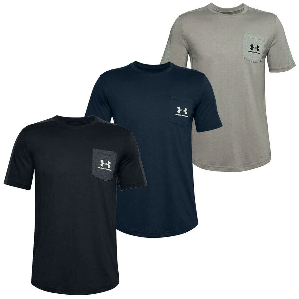 Under Armour Men's T-Shirt UA Sportstyle Pocket Short Sleeve Graphic 1351572