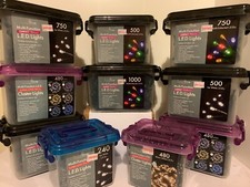 Snowtime Multi Function Colour White Outdoor Compact LED Christmas Lights - 500