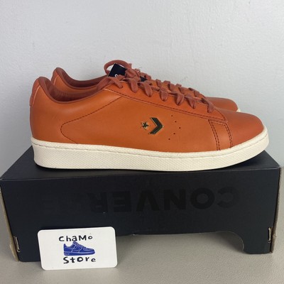 converse pro leather orange