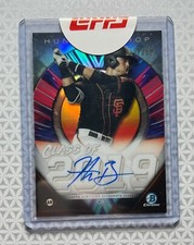 2019 Bowman Chrome Draft Baseball Auto Hunter Bishop Class of 2019 /250 Giants