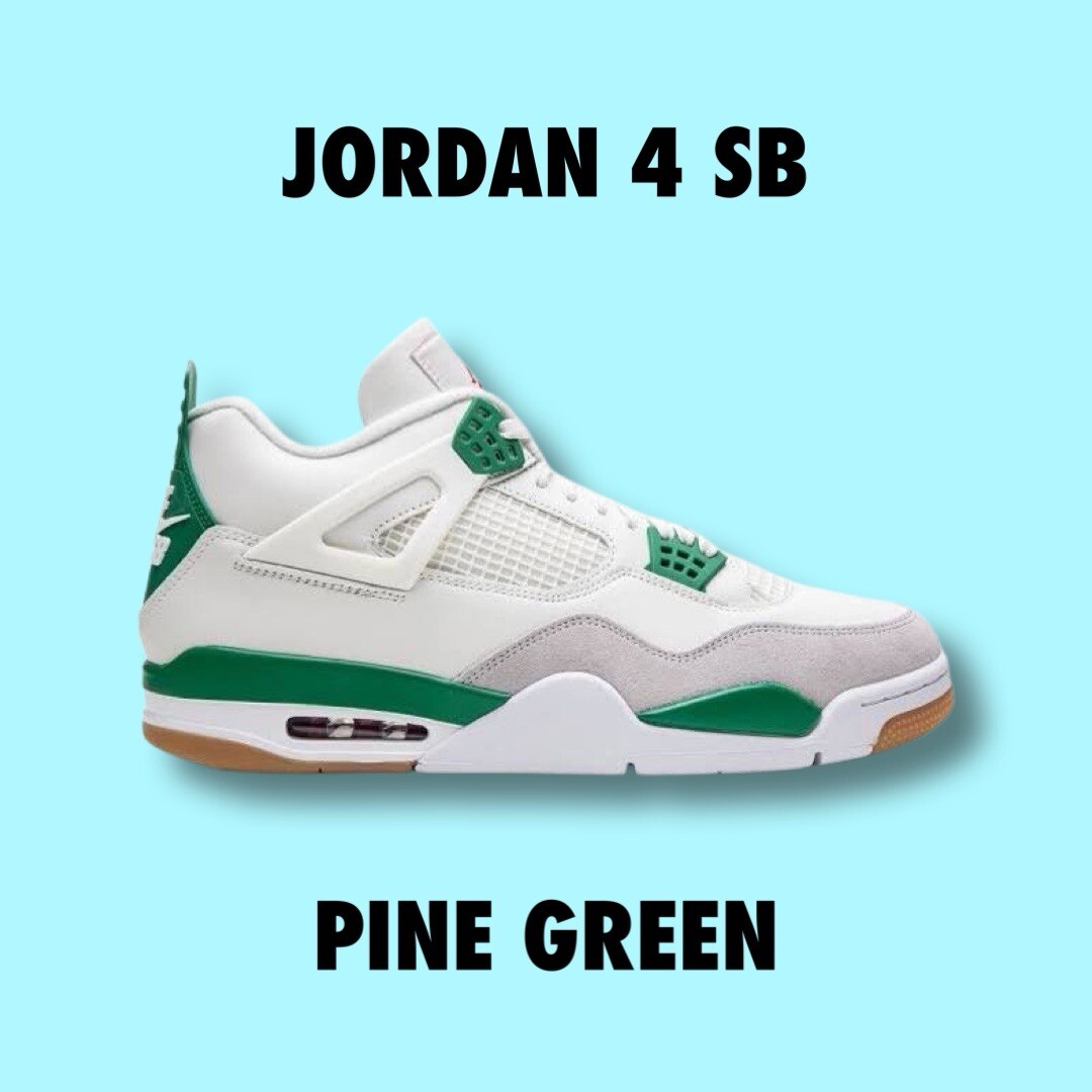 Nike SB × Air Jordan 4 Pine Green 28CM Nike SB Air Jordan 4 Pine Green DR5415-103 Restock Info | Hypebeast