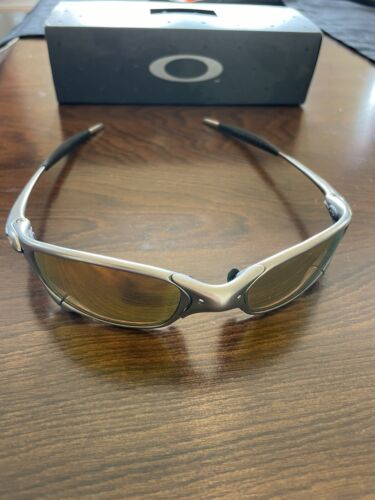 Vintage Oakley X-Metal Juliet Plasma Sunglasses - Ice Iridium Polarized  J1033618